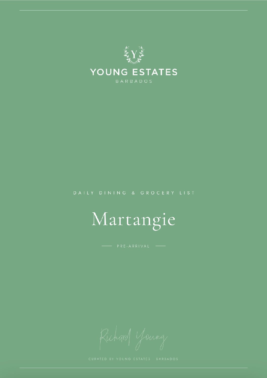 Martangie Pre-Arrival Guide