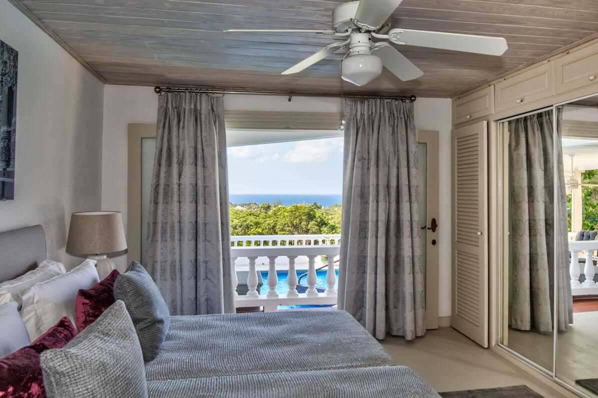 Madison at Sandy Lane twin bedroom with sea view