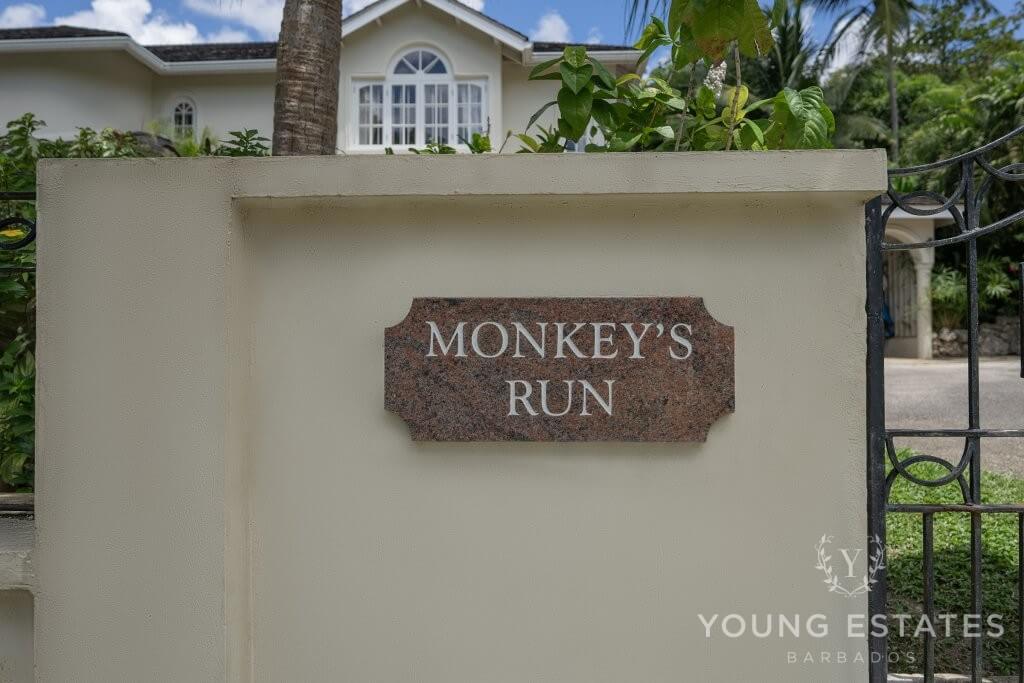 Monkey’s Run in Sandy Lane Estate